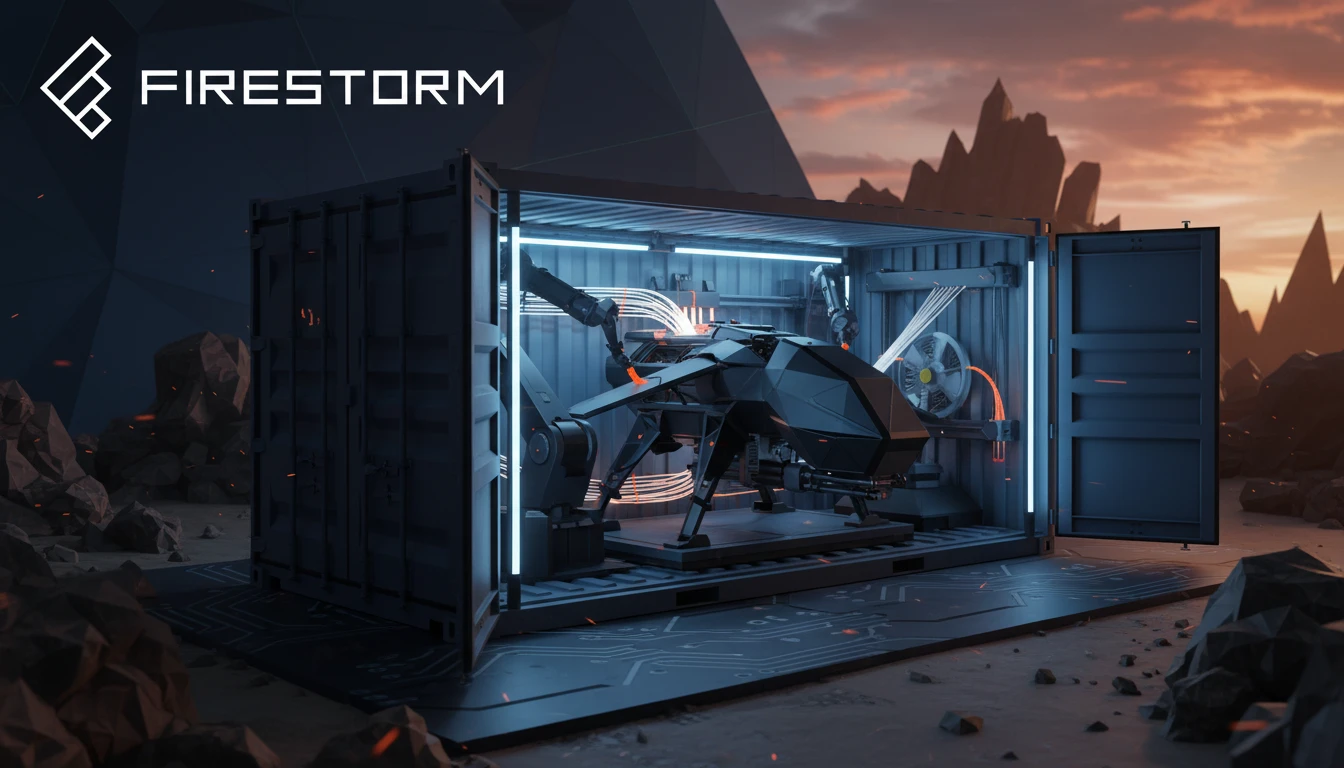Firestorm Labs gọi vốn $82M: Nhà máy drone trong container