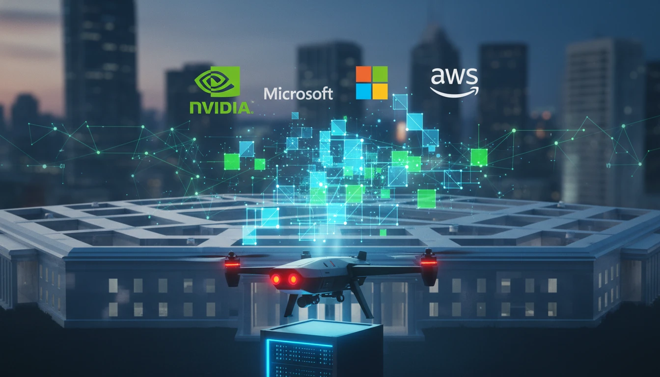 Lầu Năm Góc Ký Hợp Đồng AI Với Nvidia, Microsoft, AWS
