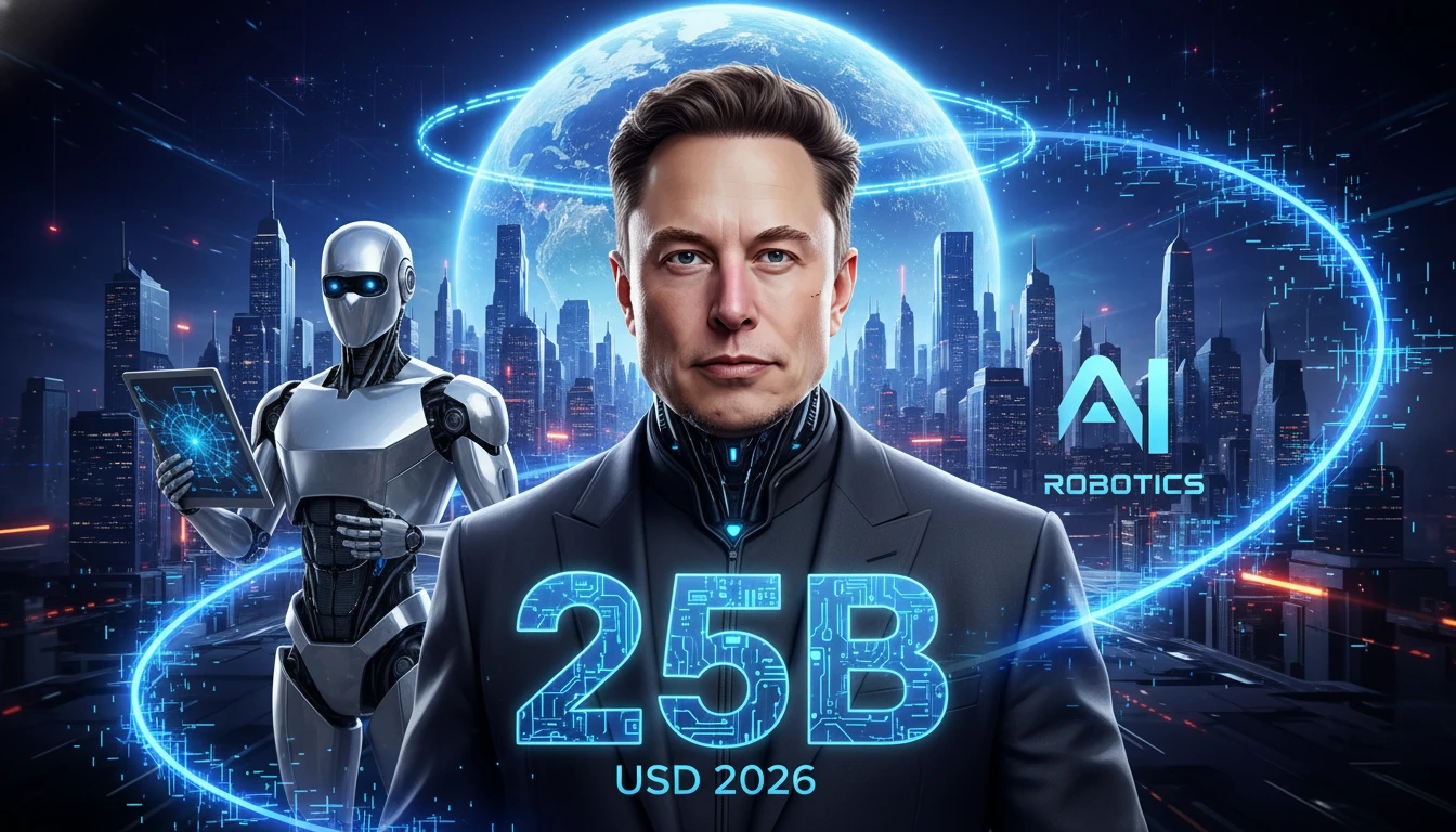 Tesla chi 25 tỷ USD năm 2026 thống trị AI và Robot