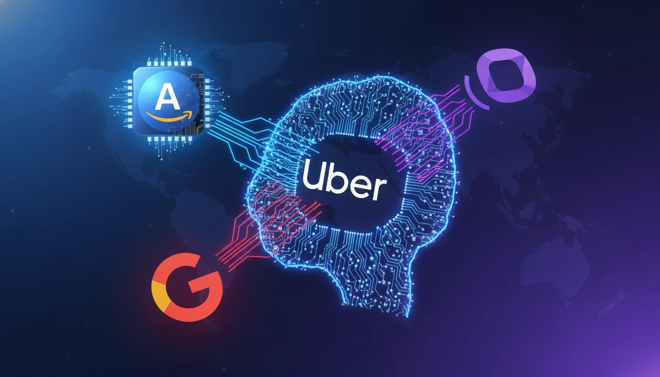 Uber Chọn Chip AI Của Amazon: Thách Thức Google & Oracle